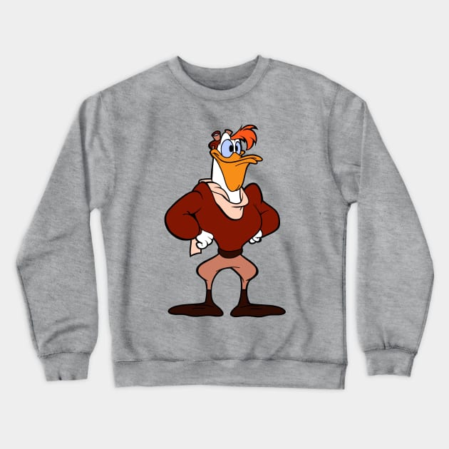 Launchpad McQuack Crewneck Sweatshirt by BigOrangeShirtShop